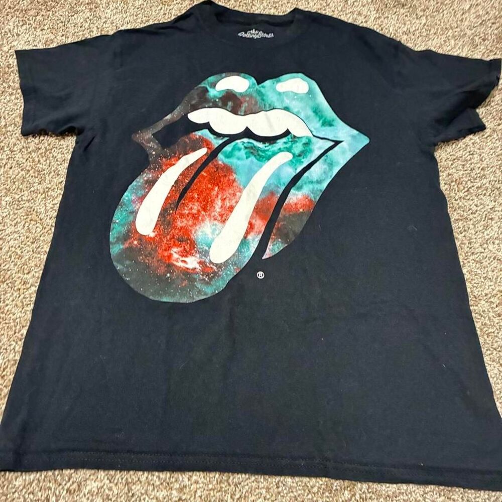 The-rolling-stones Women's Black T-shirt